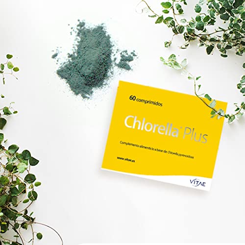 Vitae Chlorella Plus 120 comprimidos | Alga de Chlorella para depurar el organismo | Detox | Función depurativa