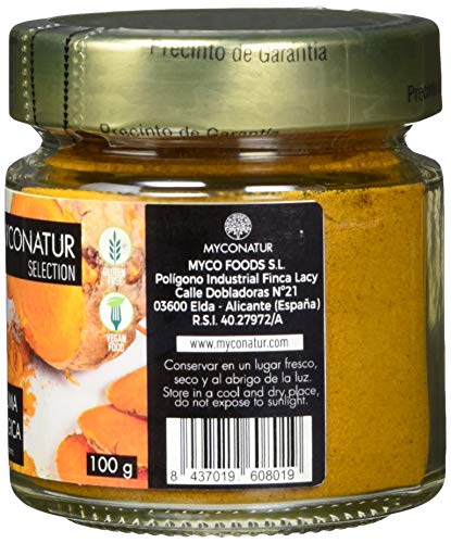 Mycofoods Curcuma En Polvo 100 Gr 100 Gramos 100 ml