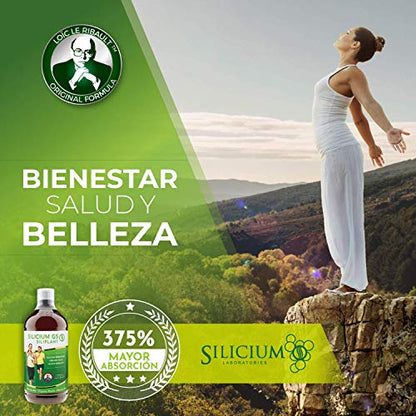 Siliplant Silicio Liquido bebible - Aumenta la Producción de Colageno - Suplemento Huesos Articulaciones Piel Musculos