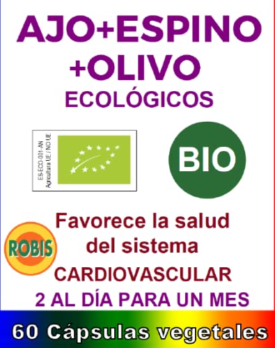 Robis Ajo Espino Olivo Bio Complemento Alimenticio Ecológico - 60 Cápsulas