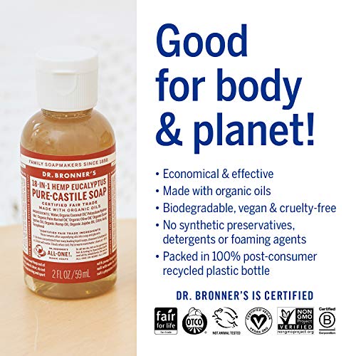 Dr Bronner - Jabón mágico de árbol de té, 240 ml