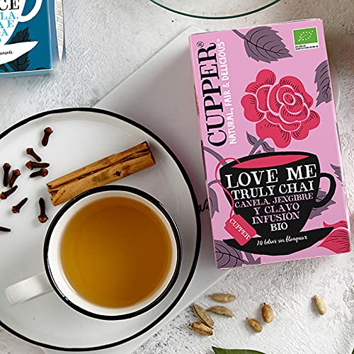 Cupper Infusión Love Me Truly, 20 Bolsitas (Bio)