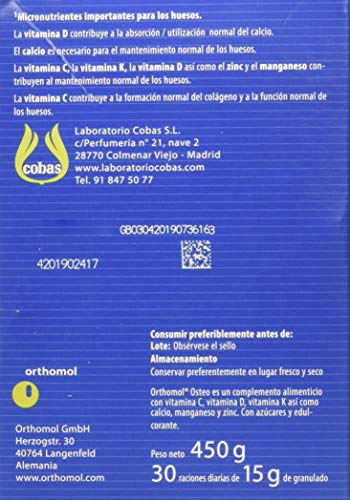 Orthomol Orthomol Osteo 30Sbrs. Granulado 100 g