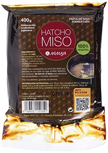 MIMASA HATCHO MISO (CEBADA) 400G NO PASTEURIZADO