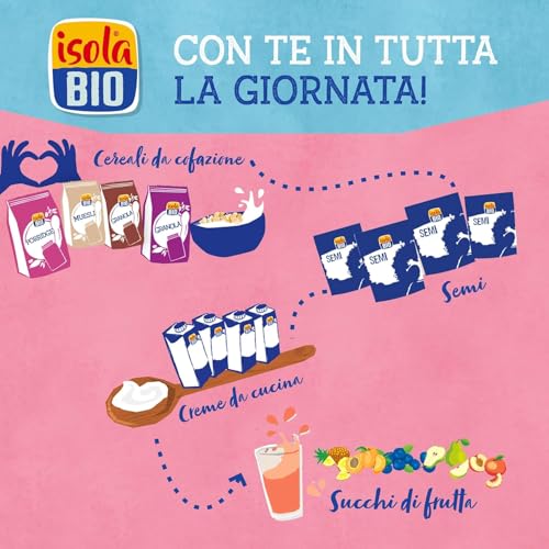 ISOLA BIO - Pack de 6 Unidades de 1 L de Bebida Ecológica Vegetal de Arroz