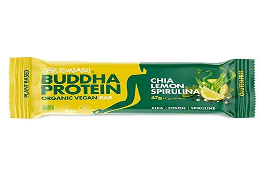 Iswari Buddha Protein Chia-Limon-Spirulina 35 Gr 35 Gramos - 100 g