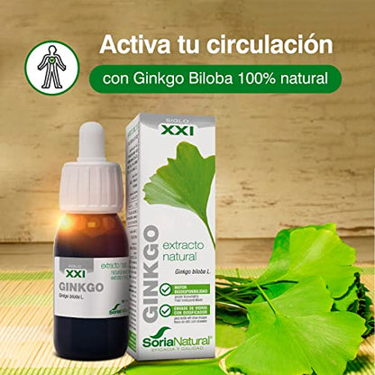 Soria Natural - EXTRACTO DE GINKGO BILOBA S. XXI - 50 ml – Antioxidante