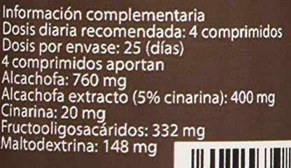 Sotya - Alcachofera 100 comprimidos en Pastilla