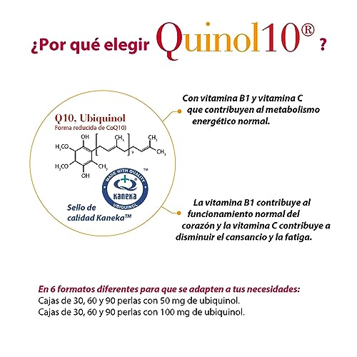 100% natural Quinol10 Vitamina B1-60 Cápsulas