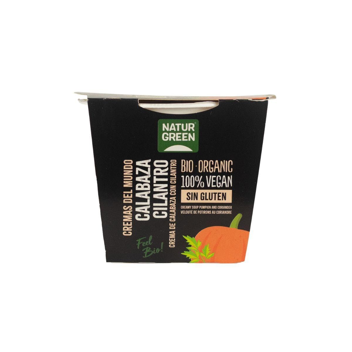 NATURGREEN CREMA CALABAZA CILANTRO 310 gr