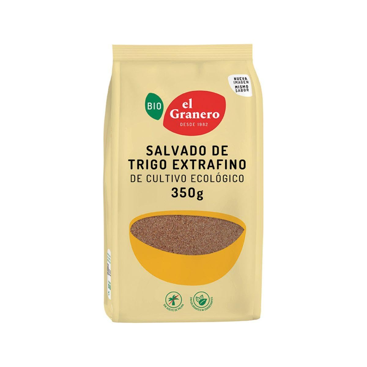 El Granero Integral - El Granero Integral Salvado De Trigo Extrafino De Cultivo Ecológico Cereales - 350gm