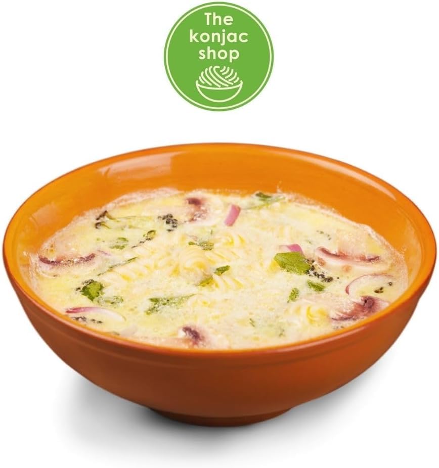 The Konjac Shop - Fideos Konjac Para Sopa 270g | Shirataki Sin Gluten | Bajo En Calorias y Carbohidratos