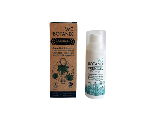 WEBOTANIX | Crema CBD Cremigel BIO | 50 ml | Cannabidiol Crema | Crema Dolores Musculares y Articulaciones | Relajante Muscular Natural | Antiinflamatorio Muscular | Crema Para Dolor Analgésica