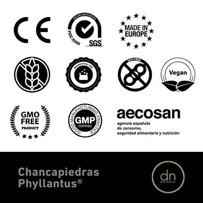 CHANCAPIEDRAS ( PHYLLANTUS) 60 CAPSULAS | DN DIRECT NUTRITION , CÁLCULOS RENALES, PROTECCIÓN RIÑÓN
