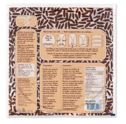 PAPEL DE ARROZ INTEGRAL BIO 200 G King Soba