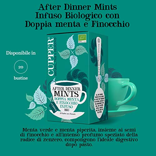 Cupper - Cupper Infusion After Dinner Menta - 20 Bolsas