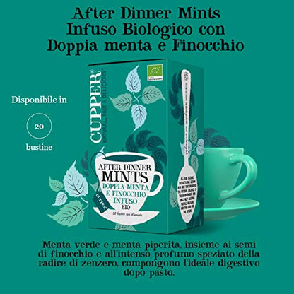 Cupper - Cupper Infusion After Dinner Menta - 20 Bolsas