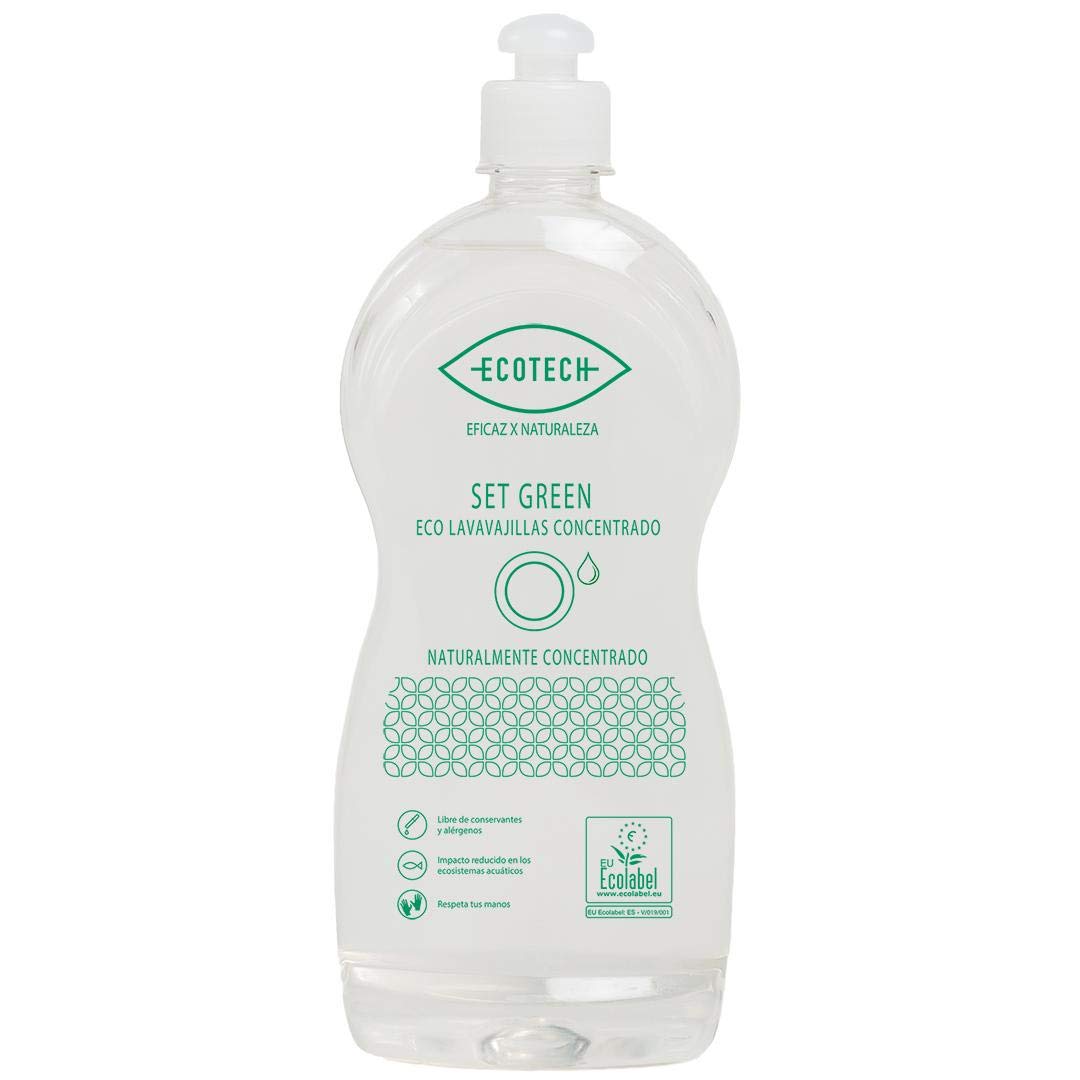 Envase Vacío Lavavajillas Set Green 750 ml