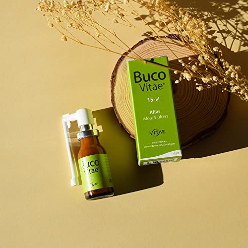 Vitae Buco Vitae 15ml | Spray aftas bucales | Cuidado garganta | Ácido hialurónico y espino amarillo | Hidratación