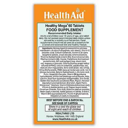 Health Aid Healthy Mega - Prolonged Release, 60 tabletas