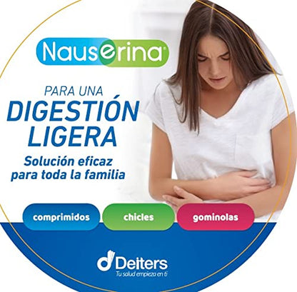 DEITERS - Nauserina Jengibre en 30 Cápsulas, Complemento Alimenticio, Pastillas para Embarazadas, Anti-mareo, Digestivas
