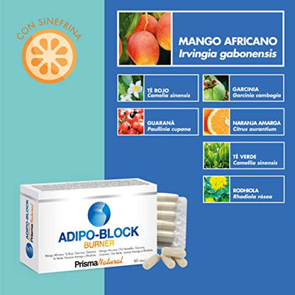 Prisma natural - adipo block bnr 60 capsulas 300mg