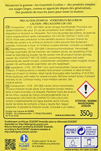 Ecodoo Acido Citrico 350Gr 350 Gr 400 g