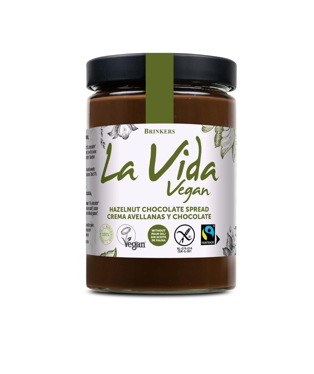 LA VIDA VE Crema Chocolate AV.Vegan Vida Vegan 600G, Estándar, Único