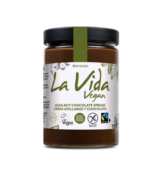 LA VIDA VE Crema Chocolate AV.Vegan Vida Vegan 600G, Estándar, Único