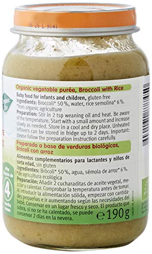 Holle - Potito Espinaca con Patata Holle 190 gr 4m+