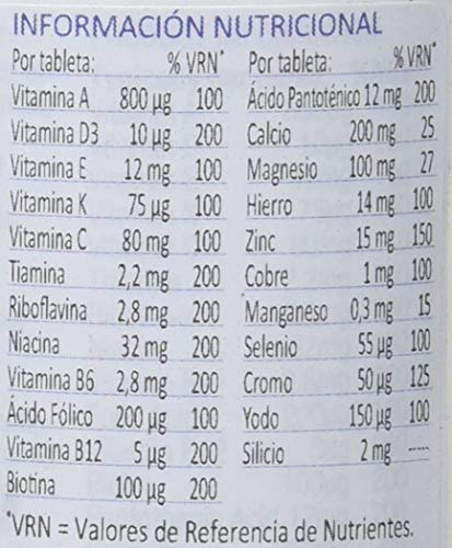 Lamberts A-z Multi - Tabletas, One size, Vanilla, 60 Unidad