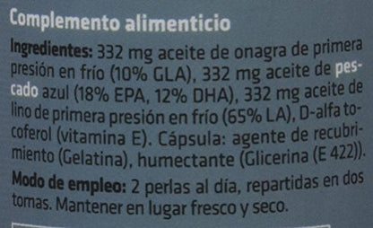 Sotya Omega 3 6 9 - Complemento Alimenticio Elaborado con Aceites Vegetales y Pescado - Rico en Ácidos Grasos Esenciales – 50 Capsulas Blandas de 1400mg – Alto Contenido en EPA, DHA, LA y GLA