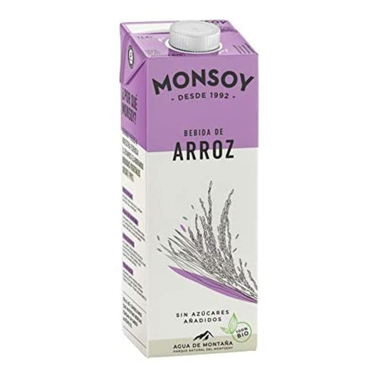 MONSOY Bebida DE ARROZ Bio 1 L, Estándar, Único