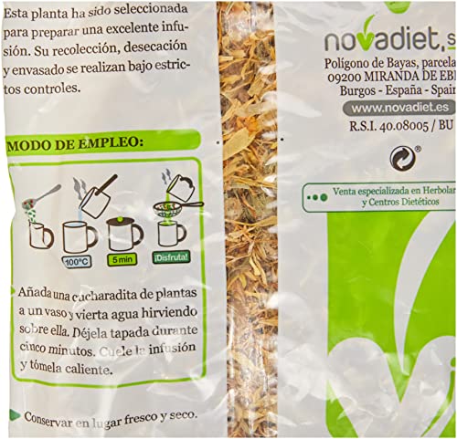 Novadiet Calendula Bolsa 20 Gramos, Negro, Estandar