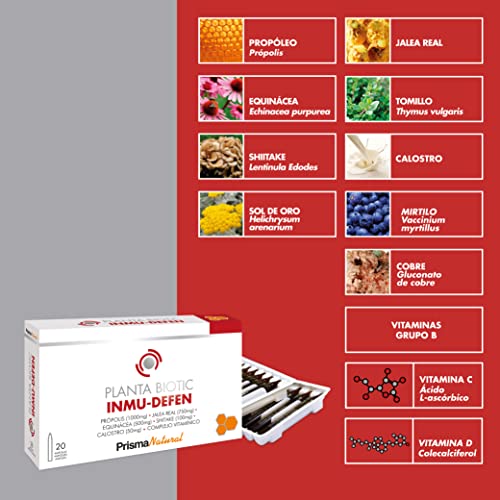 Prisma Natural Plantabiotic Inmun-defen 20amp, 20 Unidad