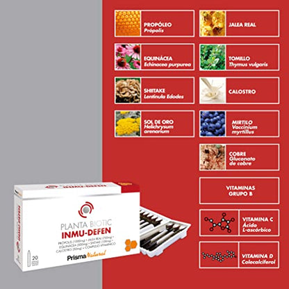 Prisma Natural Plantabiotic Inmun-defen 20amp, 20 Unidad