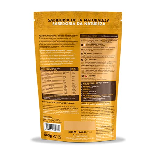 Pancake & Waffle mix - Plátano, Cáñamo y Canela