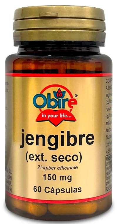 Obire - Jengibre Extracto Seco 150 mg - Formato 60 cápsulas