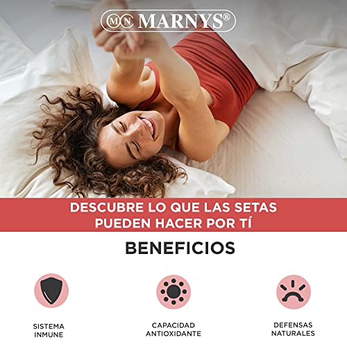 MIX de Setas Beta-GLUCANFORTE 30 cápsulas, Combinación de extractos estandarizados de Reishi, Maitake y Shiitake, Contribuyen a las defensas naturales del cuerpo