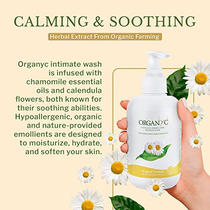 Organyc Gel Intimo Manzanilla, 250 Mililitro