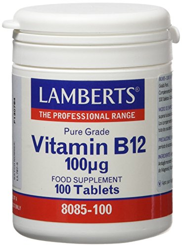 Lamberts Vitamina B12 100ug - 100 Tabletas