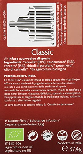 Yogi Tea Infusión de Hierbas Classic, 17 bolsitas parent