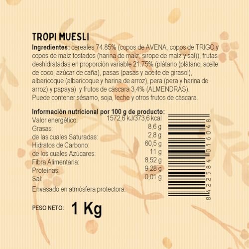El Granero Integral Tropi Muesli 1 kg