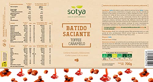 BATIDOS SACIANTES 550G POLVO SABOR TOFFEE CARAMELO