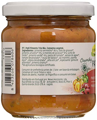 Granovita Pate Crunchy De Tres Pimientos 175 Gr Envase De 175 Gramos Granovita 400 g