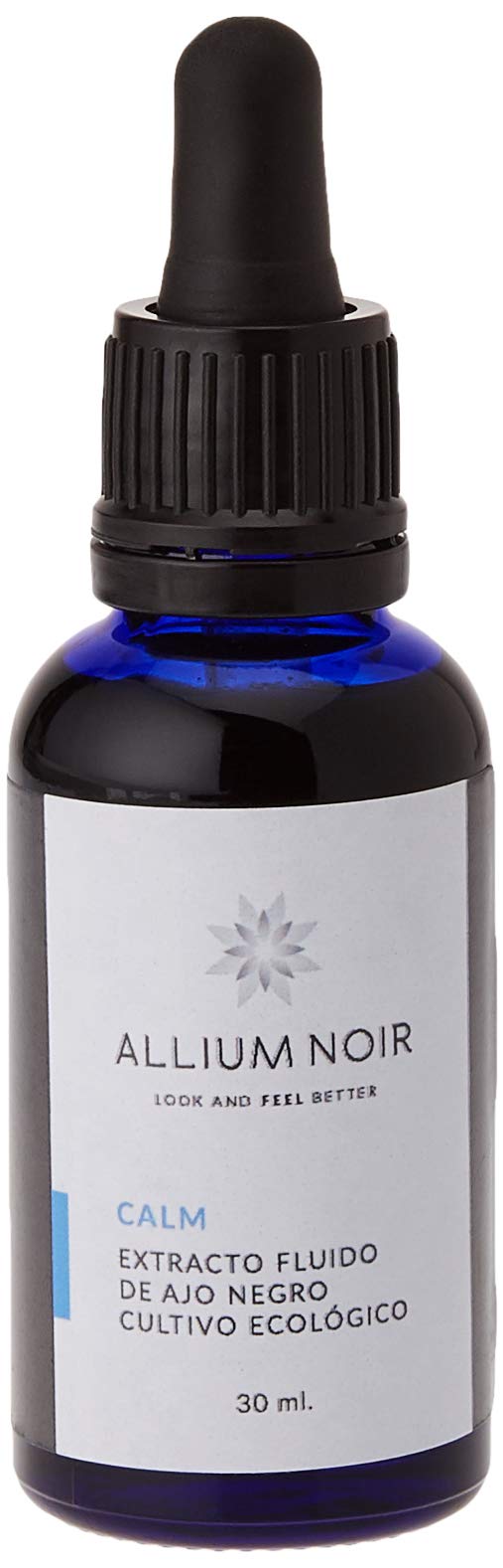 Allium Noir CALM: Extracto Concentrado de Ajo Negro Ecológico para la ansiedad y el estrés - Formato en gotas de 30ml. (1 mes)