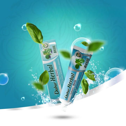 DABUR - DENTIFRICO BASIL 19 PLANTAS ME