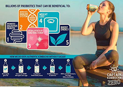Kombucha zero granada Bio 400 ml