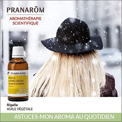 PRANARÔM - Aceite Vegetal - Comino Negro 100% Bio - Nigella Sativa - Obtenido por Primera Presión en Frío de la Semilla del Comino Negro - 50ml.