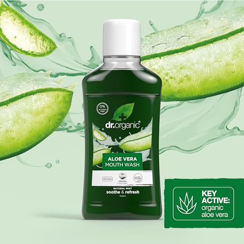 Dr.Organic Enjuague Bucal Aloe Vera Organico 500 ml
